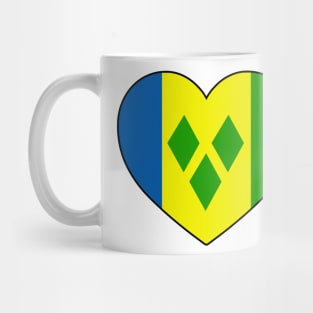 Heart - Saint Vincent and the Grenadines Mug